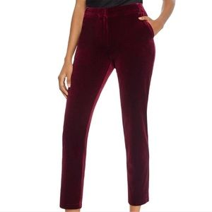Ann Taylor curvy Fit Slim Leg Pants Maroon Size 4